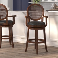 Wood Swivel Barstools