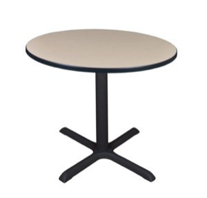 Cain 36" Round Breakroom Table - Beige