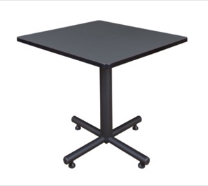 Kobe 30" Square Breakroom Table - Grey