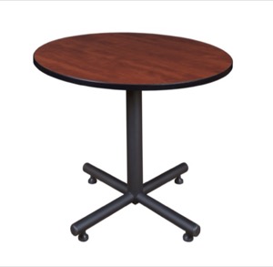 Kobe 36" Round Breakroom Table - Cherry