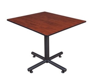 Kobe 48" Square Breakroom Table - Cherry