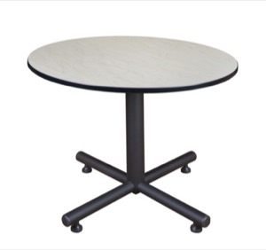 Kobe 48" Round Breakroom Table - Maple