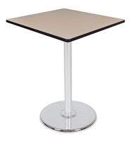 Regency Via Cafe High-Top 36"  Square Platter Base Table