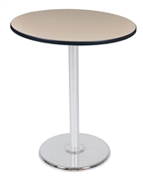 Regency Via Cafe High-Top 36" Round Platter Base Table