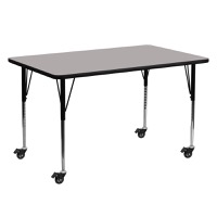 Wren - Popular Rectangular Activity Table - Gray