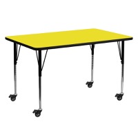 Wren - Popular Rectangular Activity Table - Yellow