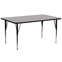 Wren - Popular Rectangular Activity Table - Gray