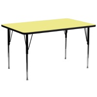 Wren - Popular Rectangular Activity Table - Yellow