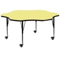 Flower Activity Tables with Casters