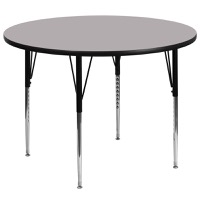 Wren - Popular Round Activity Table - Gray