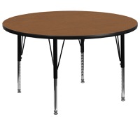 Wren - Popular Round Activity Table - Oak