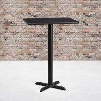 Stiles - Bar Height Hospitality Table - Black