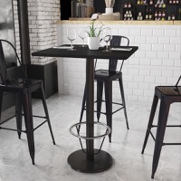 Stiles - Bar Height Hospitality Table - Black