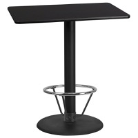 Stiles - Bar Height Hospitality Table - Black