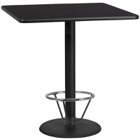 Stiles - Bar Height Hospitality Table - Black