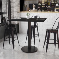 Stiles - Bar Height Hospitality Table - Black