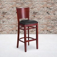 Wood Restaurant Barstools