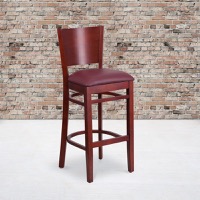 Wood Restaurant Barstools