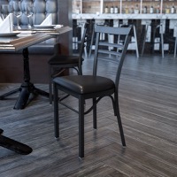 Metal Restaurant Chairs