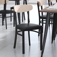 Metal/Wood Restaurant Chairs