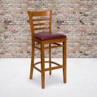 Wood Restaurant Barstools