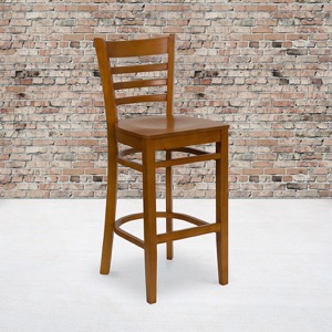 Wood Restaurant Barstools