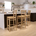 Wood Restaurant Barstools