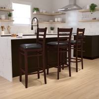 Wood Restaurant Barstools