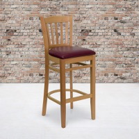 Wood Restaurant Barstools
