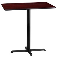 Stiles - Bar Height Hospitality Table - Mahogany