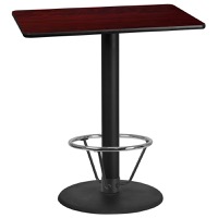 Stiles - Bar Height Hospitality Table - Mahogany