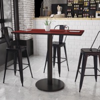 Stiles - Bar Height Hospitality Table - Mahogany