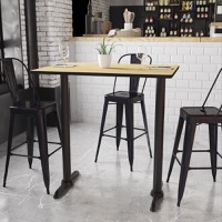 Stiles - Bar Height Hospitality Table - Natural