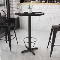Stiles - Bar Height Hospitality Table - Black