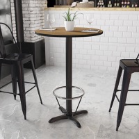 Stiles - Bar Height Hospitality Table - Walnut