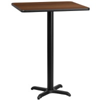 Stiles - Bar Height Hospitality Table - Walnut