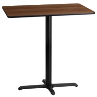 Stiles - Bar Height Hospitality Table - Walnut