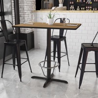 Stiles - Bar Height Hospitality Table - Walnut