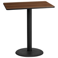 Stiles - Bar Height Hospitality Table - Walnut
