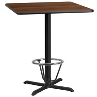 Stiles - Bar Height Hospitality Table - Walnut