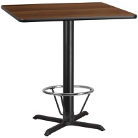 Stiles - Bar Height Hospitality Table - Walnut