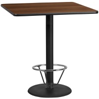 Stiles - Bar Height Hospitality Table - Walnut