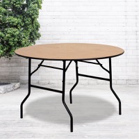 Round Wood Folding Tables