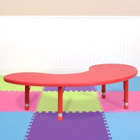 Half-Moon Colorful Activity Tables